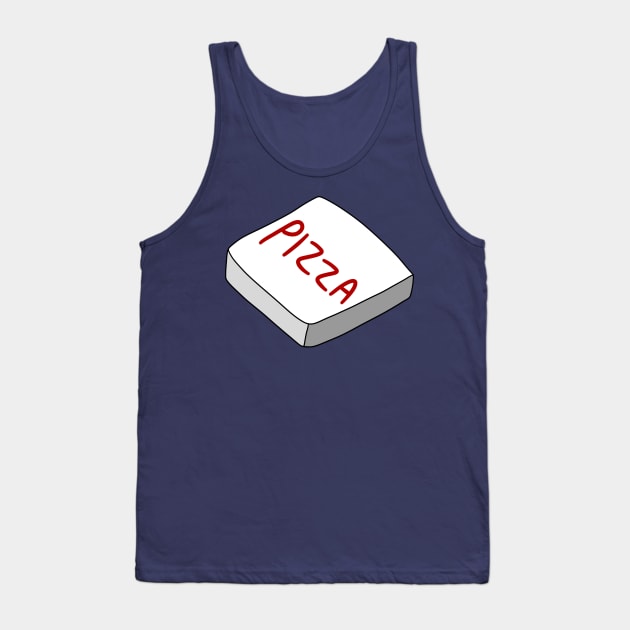 Pizza Box Tank Top by saradaboru